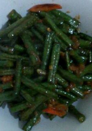 Foto resep Tumis kacang panjang pedas manis