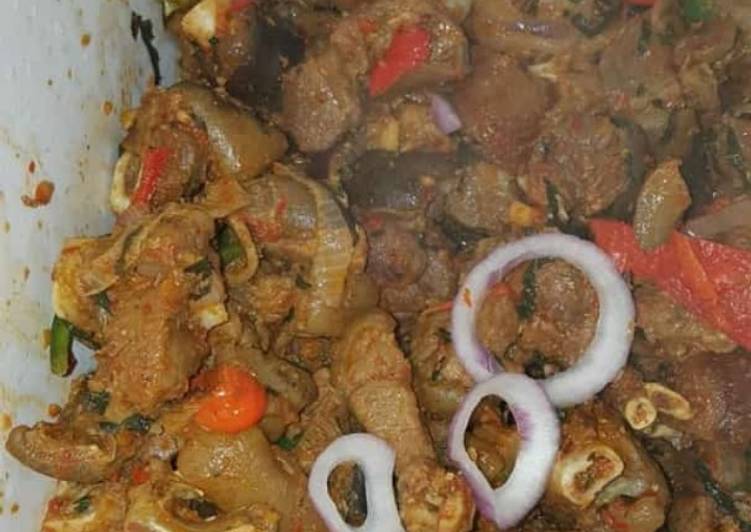 Recipe of Favorite Nkwobi Meat