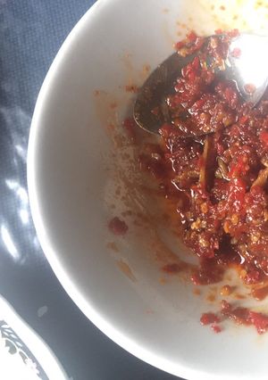 Foto resep Sambal terasi teri pete