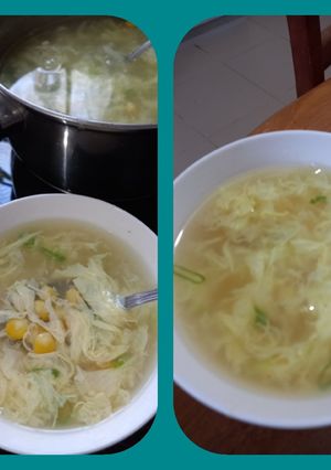 Foto resep Sup Jagung simple