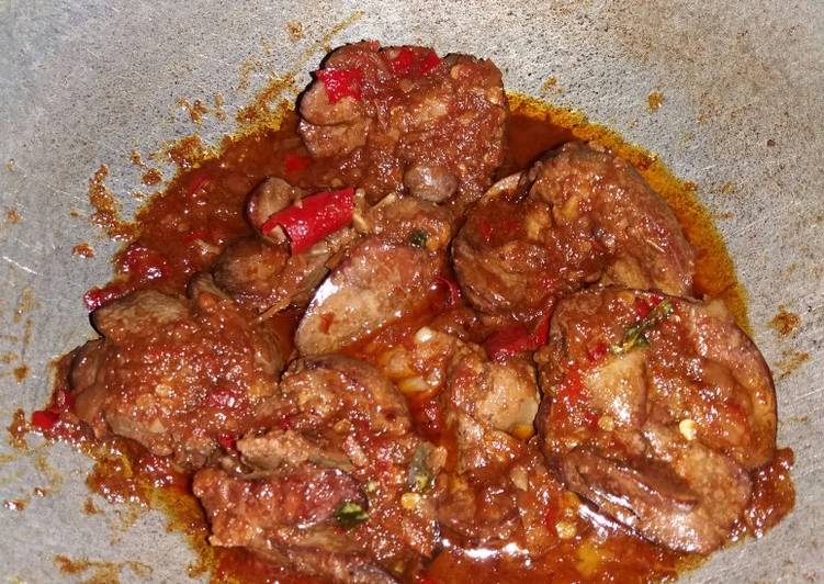 Cara meracik Hati Ayam Bumbu Pedas, Bisa Manjain Lidah