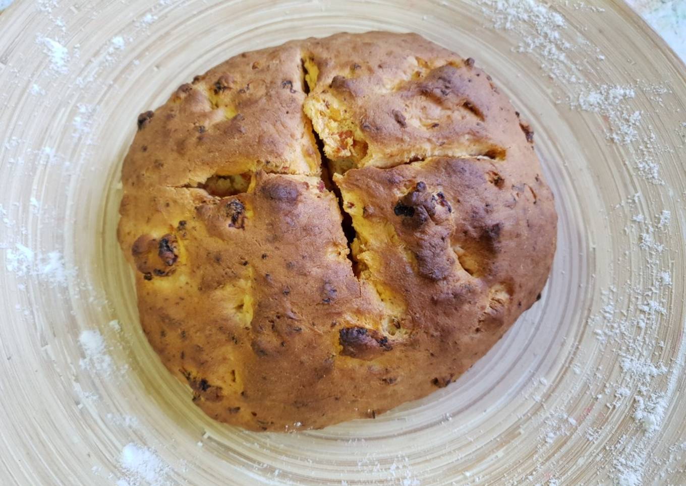 Pan de cayena y chorizo