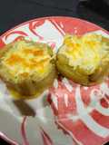 Timbal de cardo relleno de foie con queso