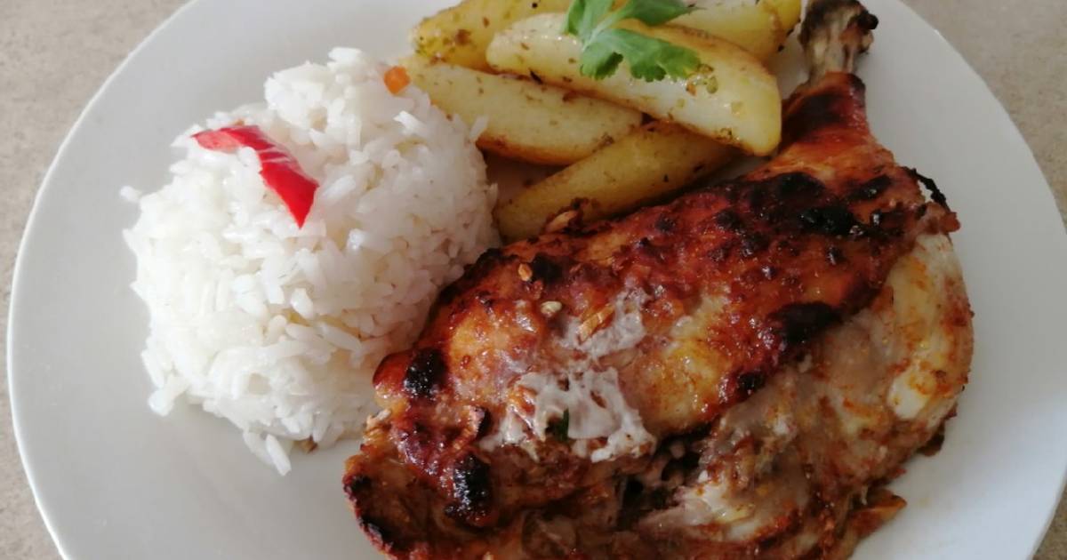 Pollo asado peruano Receta de Alejandra Tenorio- Cookpad