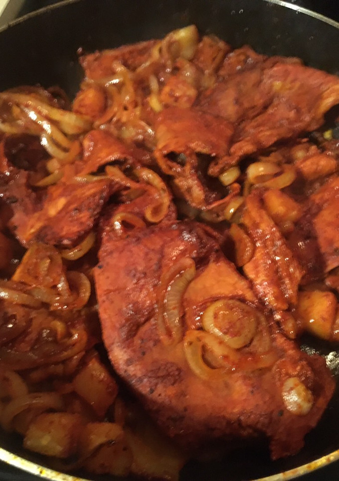 Una foto de Carne al pastor