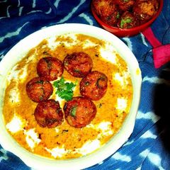A picture of Mix veg kofta curry.
