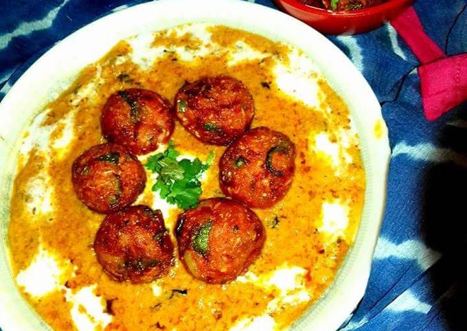 Recipe of Homemade Mix veg kofta curry