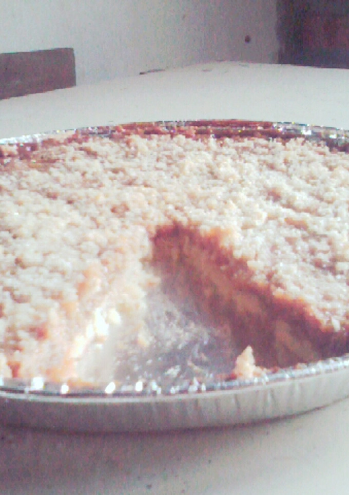 Una foto de Tarta de coco y dulce de leche