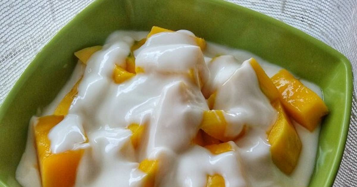 Resep Mango Yogurt Bowl Oleh Iskan Detia - Cookpad