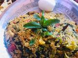 Veg biryani in electric rice cooker