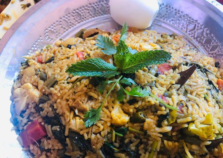 Recipe of Favorite Veg biryani in electric rice cooker