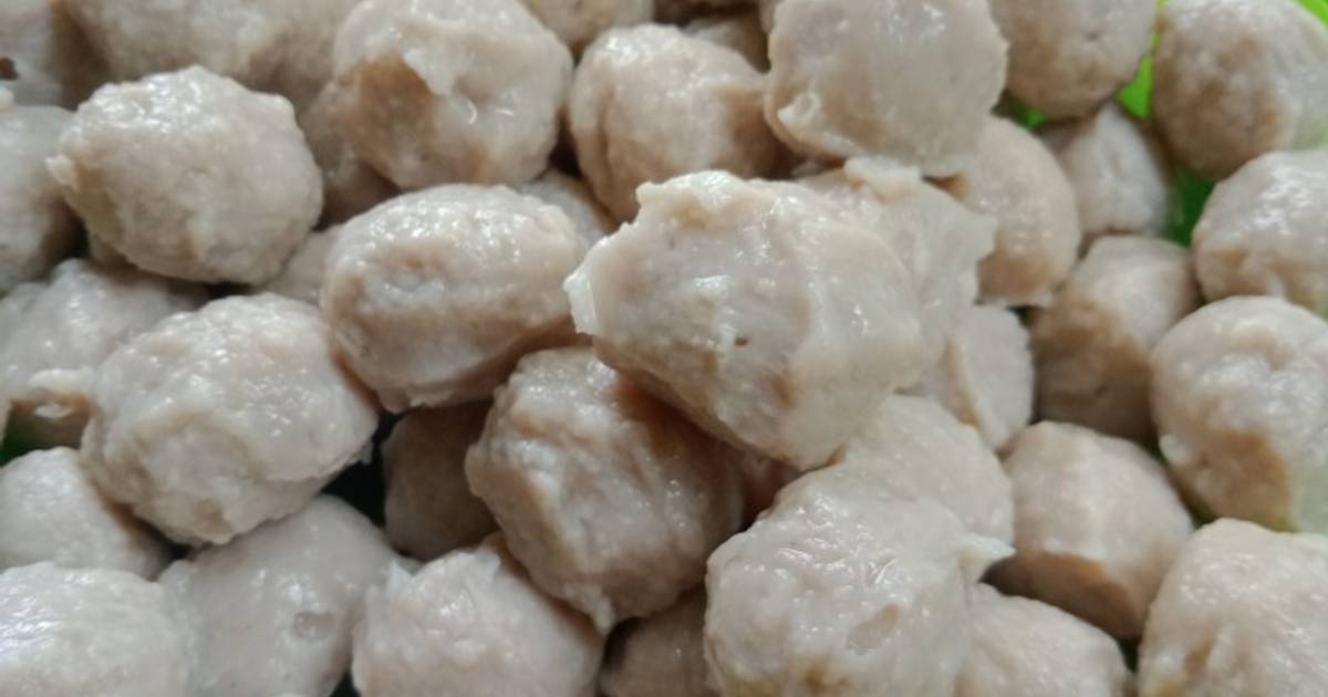 Resep Bakso Ayam Kenyal Oleh Yuli Yanti Cookpad