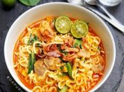 Gambar seblak mie tanpa kerupuk
