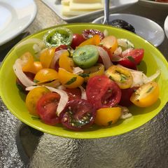 A picture of Simple Tomato & Sweet Onion Salad.