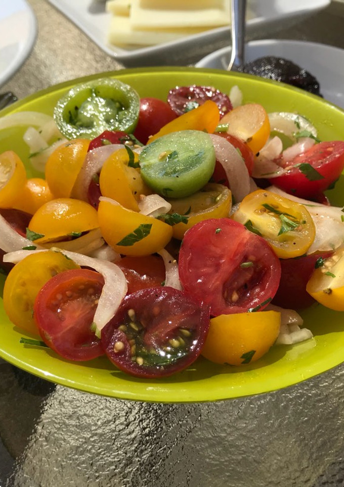 A picture of Simple Tomato & Sweet Onion Salad.