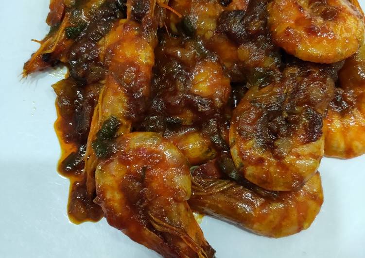 Resep Udang Saus Padang, Bisa Manjain Lidah