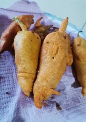 A picture of Chattpatey pakorey.