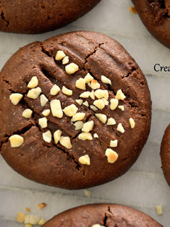 Una foto de Galletas de harina de garbanzos y chocolate
