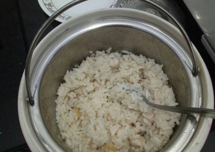 Nasi Ayam Ala Thermal Cooker or Magic Com