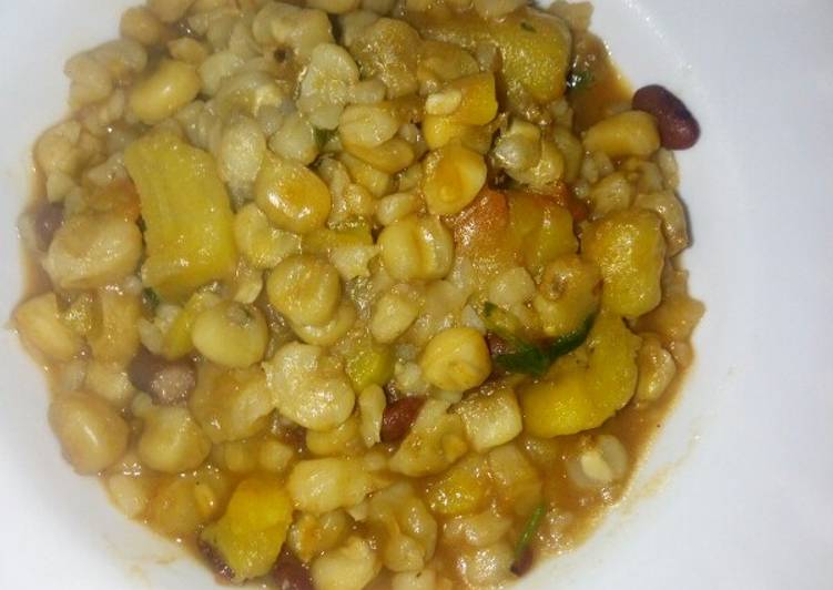 Recipe of Favorite Githeri with matoke#authormarathon