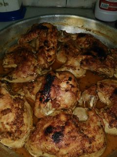 صورة لوصفة دجاج مشوي بالزعتر