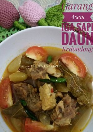 Foto resep Garang Asem Iga Sapi Daun Kedondong