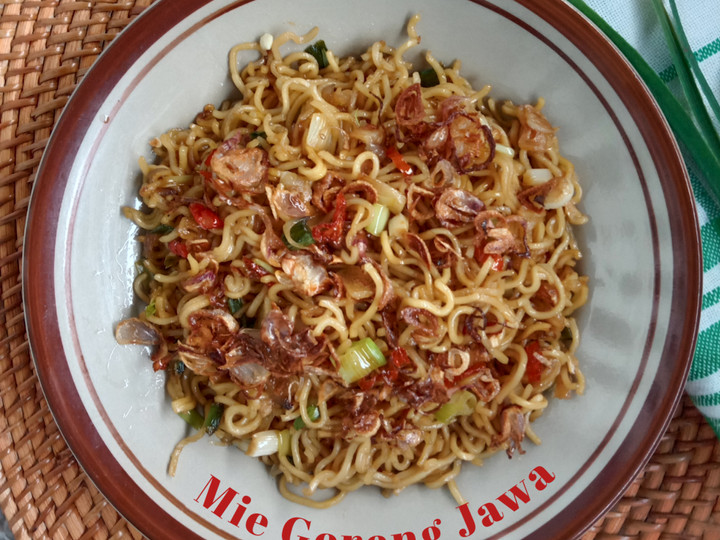 Resep 107. Mie Goreng Jawa Pedas Mantap, bumbu sederhana yang Lezat Sekali