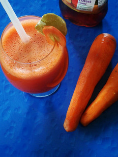 A picture of Carrot and lime juice.