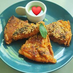 A picture of Instant Suji Pan Cake (Handvo) 😋.