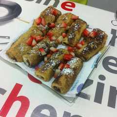 Una foto de Rollitos con Nutella 