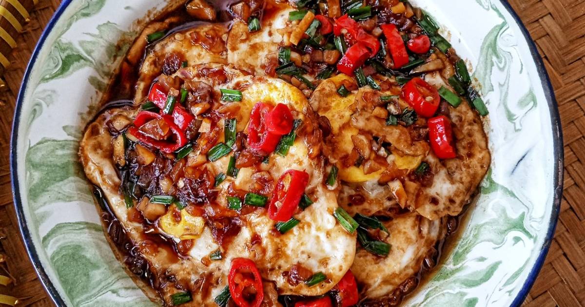 Resep Telur Ceplok Kuah Kecap Rasanya Maknyus