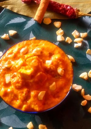 A picture of Shahi paneer.