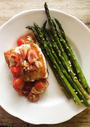 A picture of Honey Mustard Salmon.