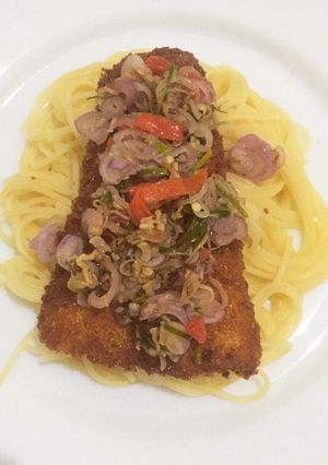 Foto resep Spaghetti Dory Sambal Matah