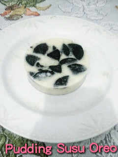 Foto resep Pudding Susu Oreo
