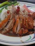 ข้าวหน้าเป็ด /kao na ped / roasted duck with rice