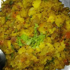 A picture of Bread poha.