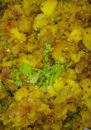 A picture of Bread poha.