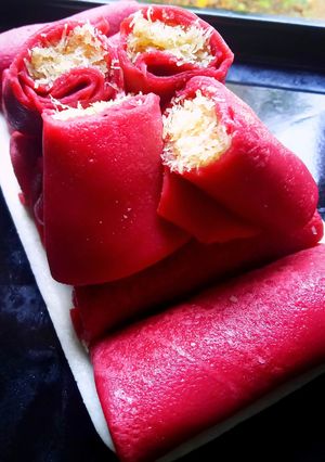 Foto resep Dadar Gulung Milky Merah Putih🇮🇩