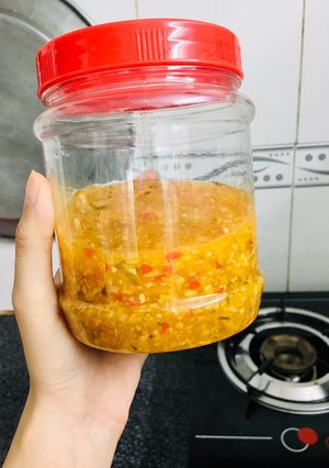 Hình của món Sốt chanh dây để chấm.