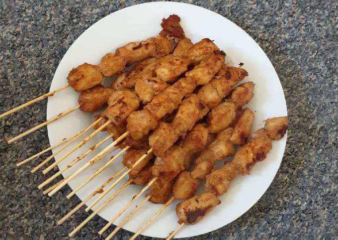  Resep Sate Ayam Madura Teflon Anti Ribet UK life oleh motherofsea 