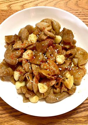 椒鹽蒜香大腸 的食譜成品照片