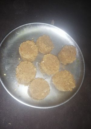 A picture of ચુરમા નાં લાડવા.