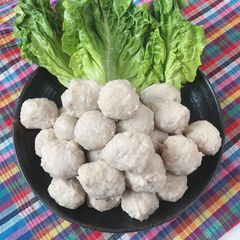 A picture of Thai Pork Meatballs Recipes • Look Shin Moo•.