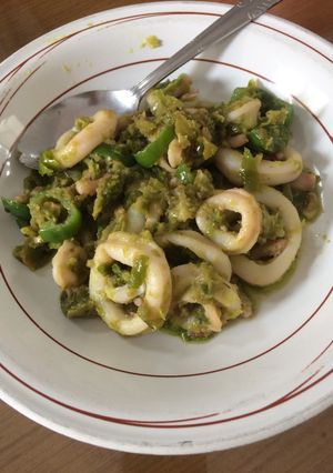 Foto resep Sambal cumi basah cabe ijo
