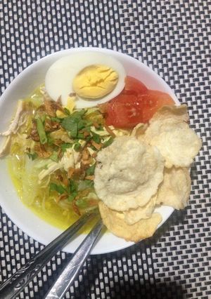Foto resep Soto ayam bumbu kuningg