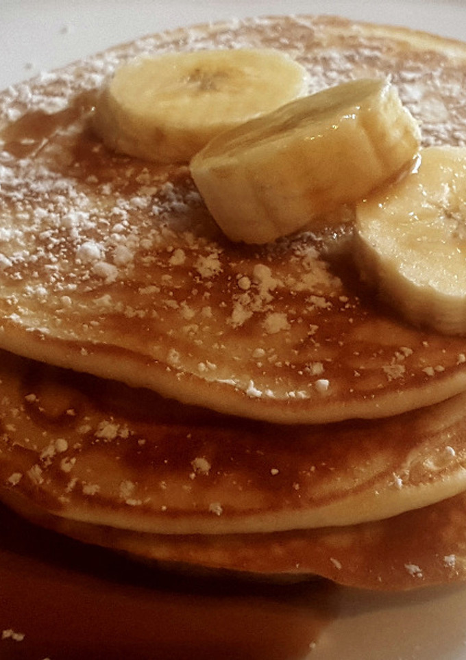 Una foto de Tortitas de Plátano (Banana Pancakes)