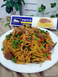 Foto resep Spaghetti Goreng Rasa Nusantara
