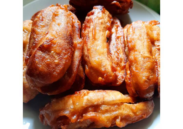 Pisang goreng homemade