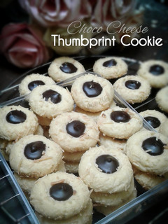 Foto resep Choco Cheese Thumbprint Cookies